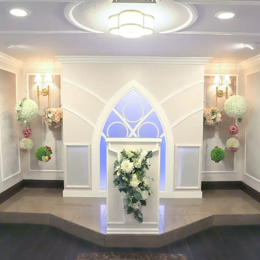 Graceland Wedding Chapel Altar