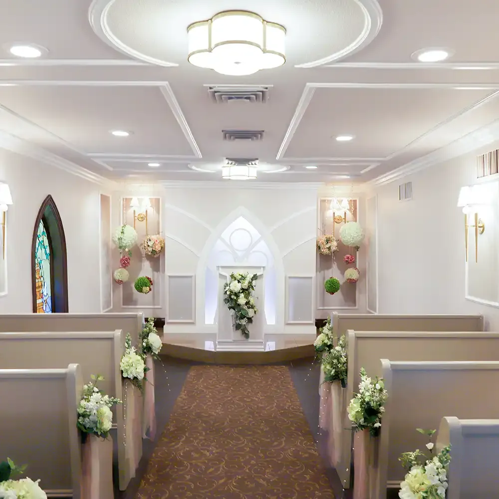 Graceland Wedding Chapel Interior